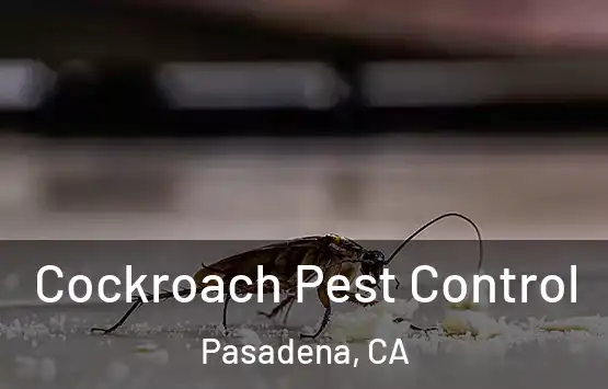  Cockroach Pest Control Pasadena, CA