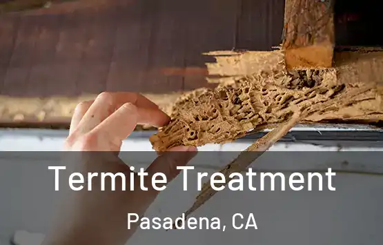  Termite Treatment Pasadena, CA